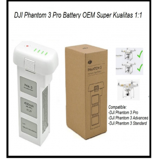 Dji Phantom 3 Pro Battery - Baterai - Batre OEM Super Kualitas 1:1